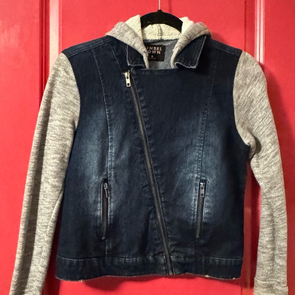 Denim & Gray Jacket by Tinsel Town